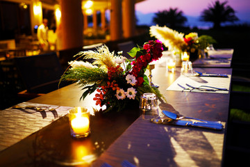wedding table decoration