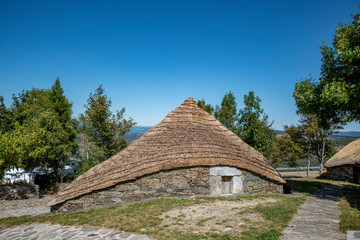 Pallozas in O Cebreiro, Lugo, Spain