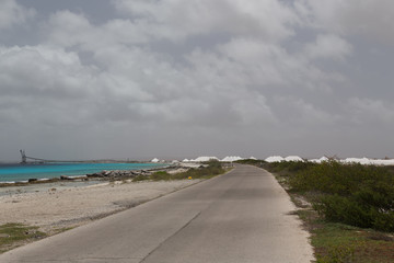 sea beach coast tropical Bonaire island Caribbean sea