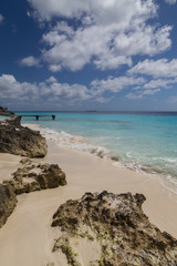 sea beach coast tropical Bonaire island Caribbean sea