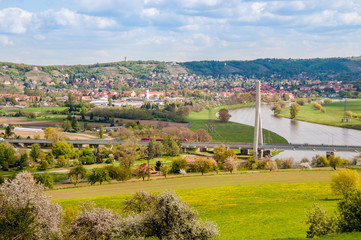 Fototapeta premium Elbe Elbtal Dresden Radebeul Niederwartha Sachsen 