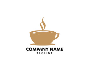 Coffee Shop Logo Icon Template Design Vector Illustration