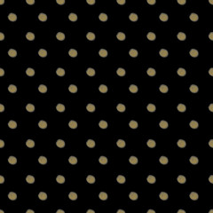 Seamless golden dots pattern print design