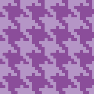Seamless pied de poule squares background pattern print design
