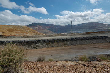 old copper mine in New Mexico