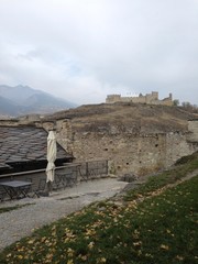 Ruins of Castle in Switzerland