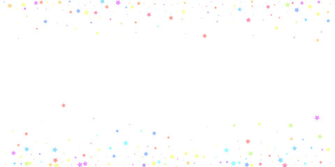Festive confetti. Celebration stars. Colorful star