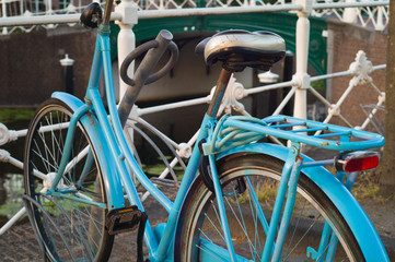 Fototapeta na wymiar bicycle in Leiden, the Netherlands