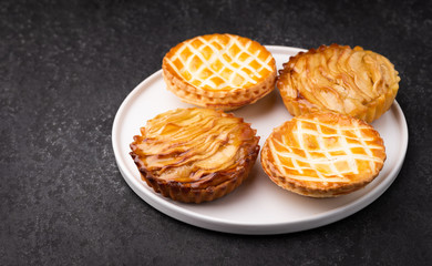 pie bread food plate background