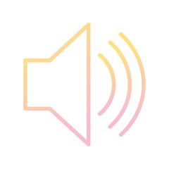 Speaker Vector Icon White Background