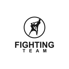 kick boxing Sport Silhouettes Activity, art vector design