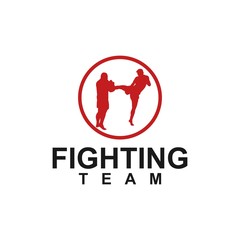 kick boxing Sport Silhouettes Activity, art vector design