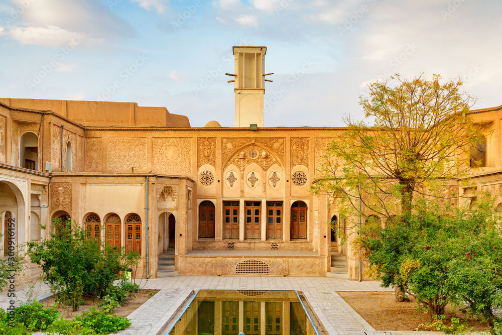 Wall mural awesome view of the borujerdi historical house in kashan, iran