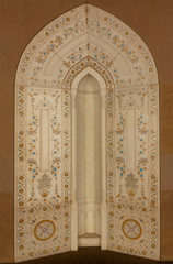 Mosaic ornament decoration background, Eastern ethnic oriental texture.