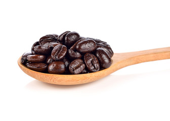 coffee beans isolated on white background