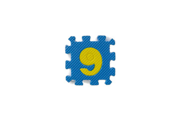Obraz premium Colorful rubber puzzle