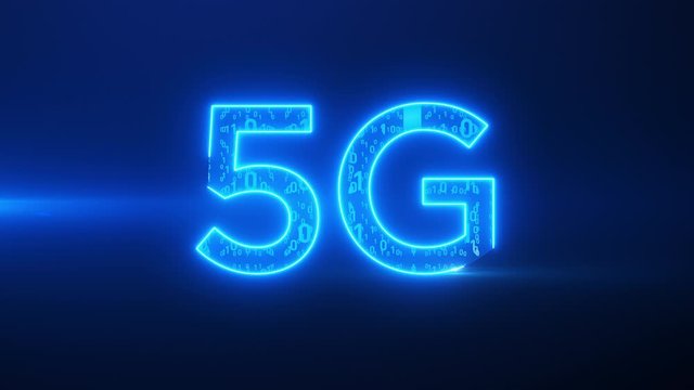 5G Schriftzug Animation 01