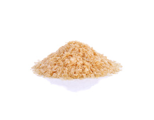 Amaranth Flakes  on white background