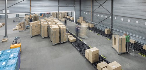 Distribution centre. Logistics