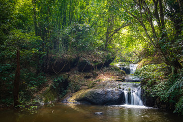 Fototapeta premium Huay Kamin Noi Waterfall, Phu Hin Rong Kla National Park, Thailand