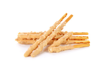 Biscuit Stick on white background