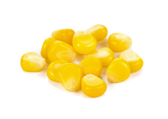 corn on a white background