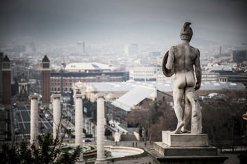 Barcelona von hinten