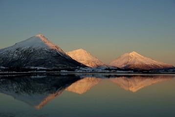 Fototapeta na wymiar norvège mountain