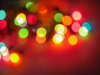 Fototapeta premium The bokeh blur background image from a blurred light.
