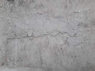  Gray cement wall Broken wall Due to lack of standards causing cracks