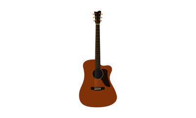 Naklejka premium Modern Acoustic Guitar