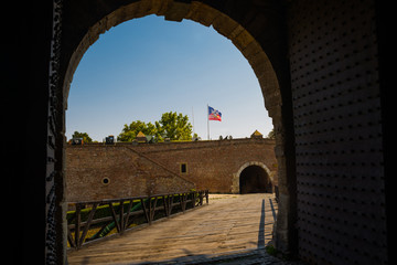 Kalemegdan, Belgrade, Serbia: Inner Gate. Belgrade Fortress consists of the old citadel and...