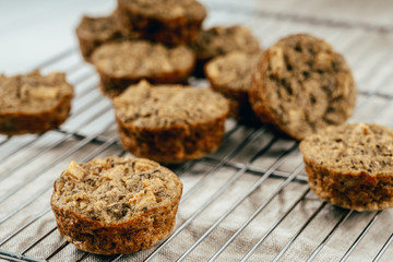 Pear, Cinnamon And Walnut Mini Breakfast Bites