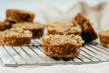 Pear, Cinnamon And Walnut Mini Breakfast Bites
