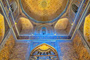 Fototapeta na wymiar Gur-e-Amir mausoleum, Samarkand, Uzbekistan