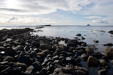 Isle of Arran Shoreline with Alisa Craig on horizon