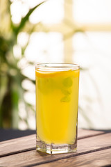 lemonade in glass
