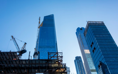 Naklejka premium Construction site
