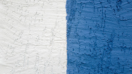 Plaster stripe white stripe blue textured, abstract background
