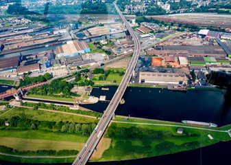 Autobahn A59 Duisburg, Rhein-Herne-Kanal, Ruhr