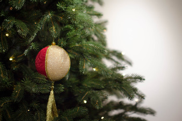 Christmas tree. Blue spruce branches on a textured background. Blue spruce, green spruce, white spruce. Artificial Christmas Tree, Blue Christmas Tree