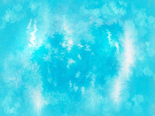 painted liquify Surface pastel blue and white color abstract freeform for background and wallpaper