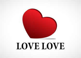 Heart Logo Vector For Valentine Day - Isolated On Gray Background - Vector Illustration. Heart Icon For Wedding, Label, Banner, Symbol, Love Icon And Logo Design. Modern Heart Logo. Trendy Love Icon