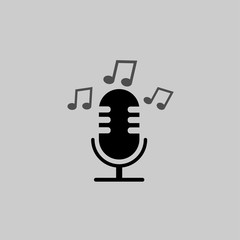 Microphone icon sign - 300957395