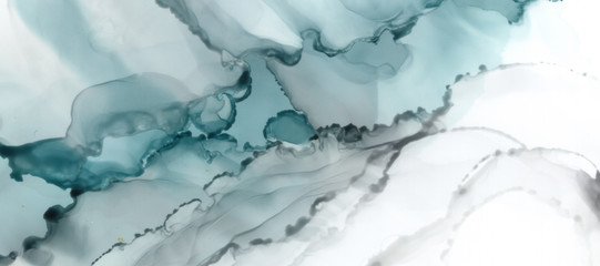 Art Abstract paint blots background. Alcohol ink colors. Marble texture.