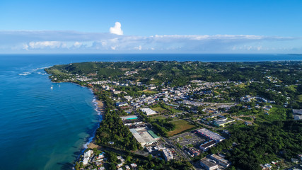 Fototapeta premium Arecibo is a municipality on the northern coast of Puerto Rico, on the shores of the Atlantic Ocean, located north of Utuado and Ciales; east of Hatillo; and west of Barceloneta and Florida. 