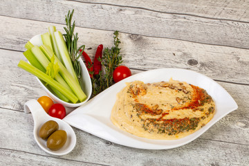 Vegan cuisine - Humus