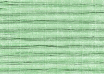 High Resolution Bamboo Place Mat Rustic Slatted Interlaced Bleached Mottled Kelly Green Coarse Texture