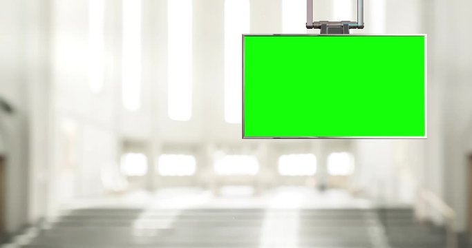 Office Virtual Set Backdrop for Green Screen Video Productions