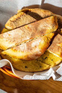 Bolo do Caco from Madeira Island in Portugal